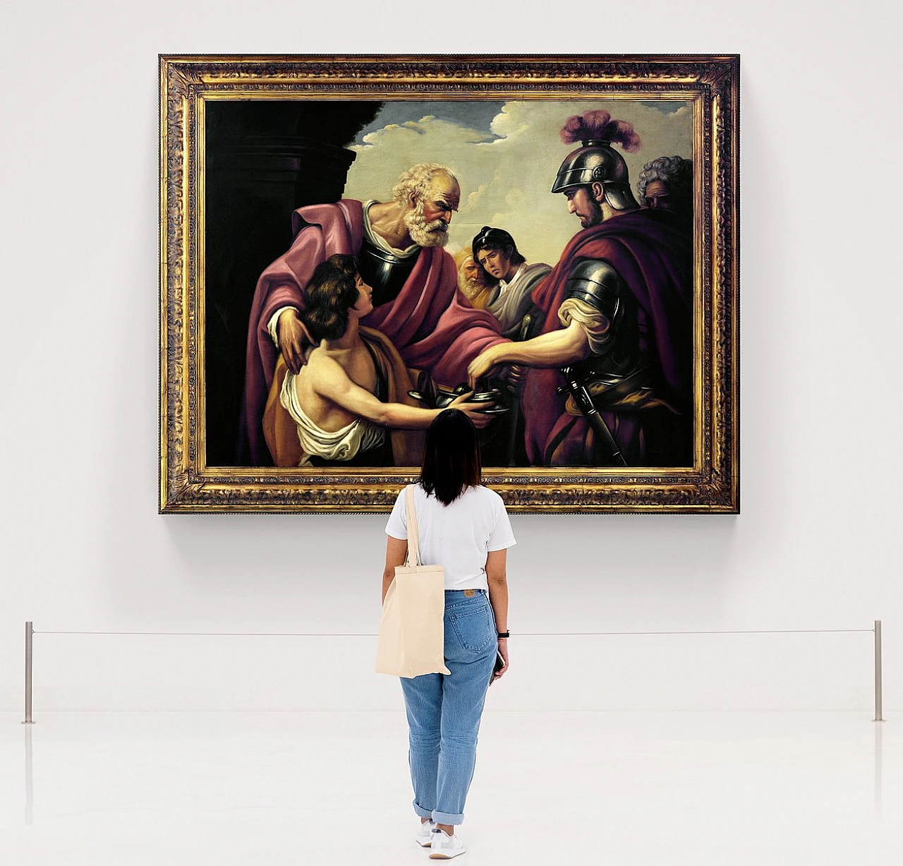 Flavius Belisarius, oil painting by Ettore Frattini, 17th century 6