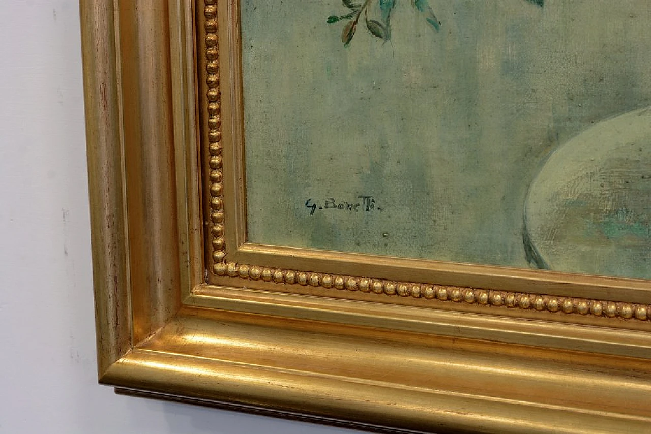 Blossoming Splendor, olio su tela di Giovanni Bonetti, anni 2000 4