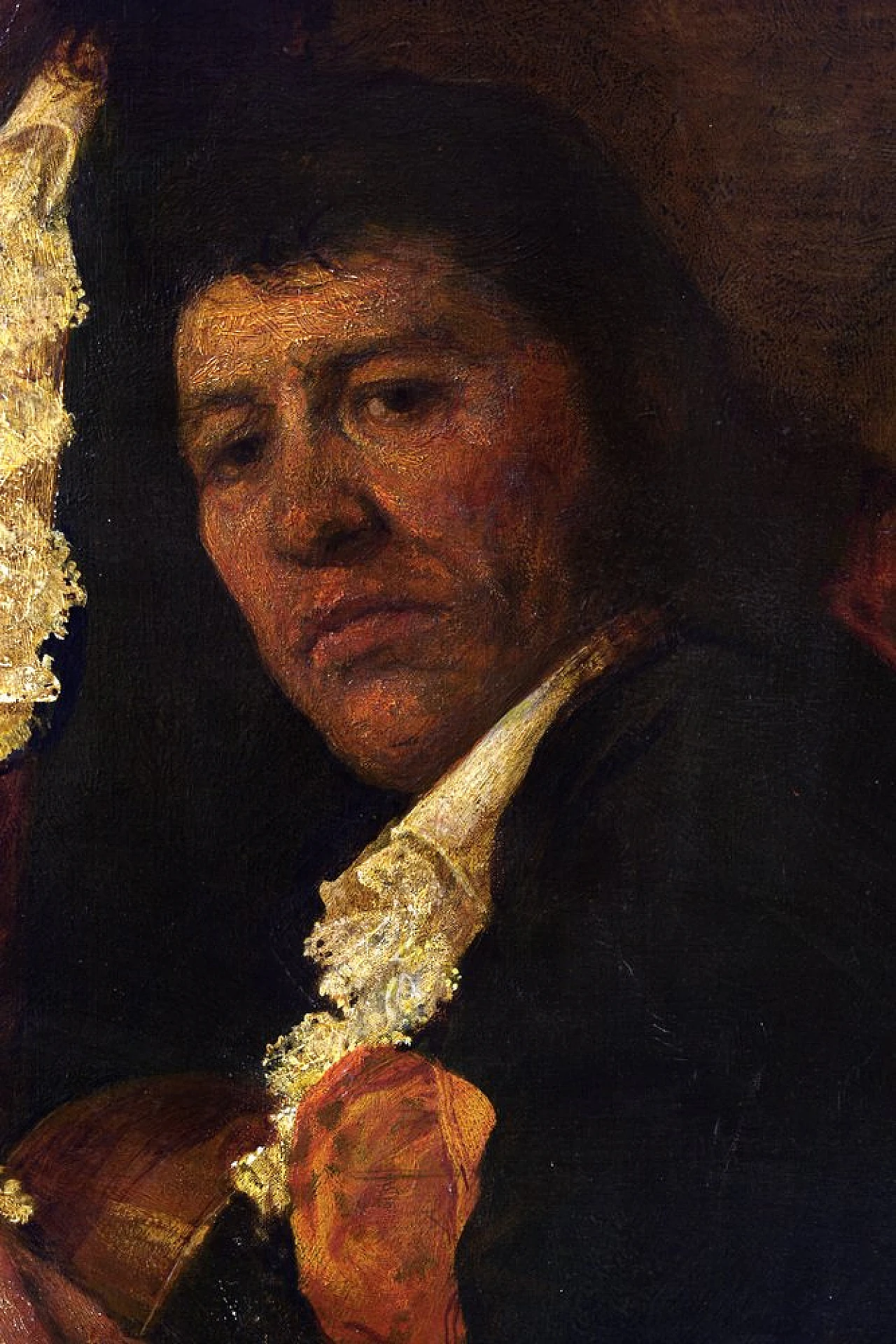 Prima del concerto di Giacomo Moretti, olio su tela, anni '70 3