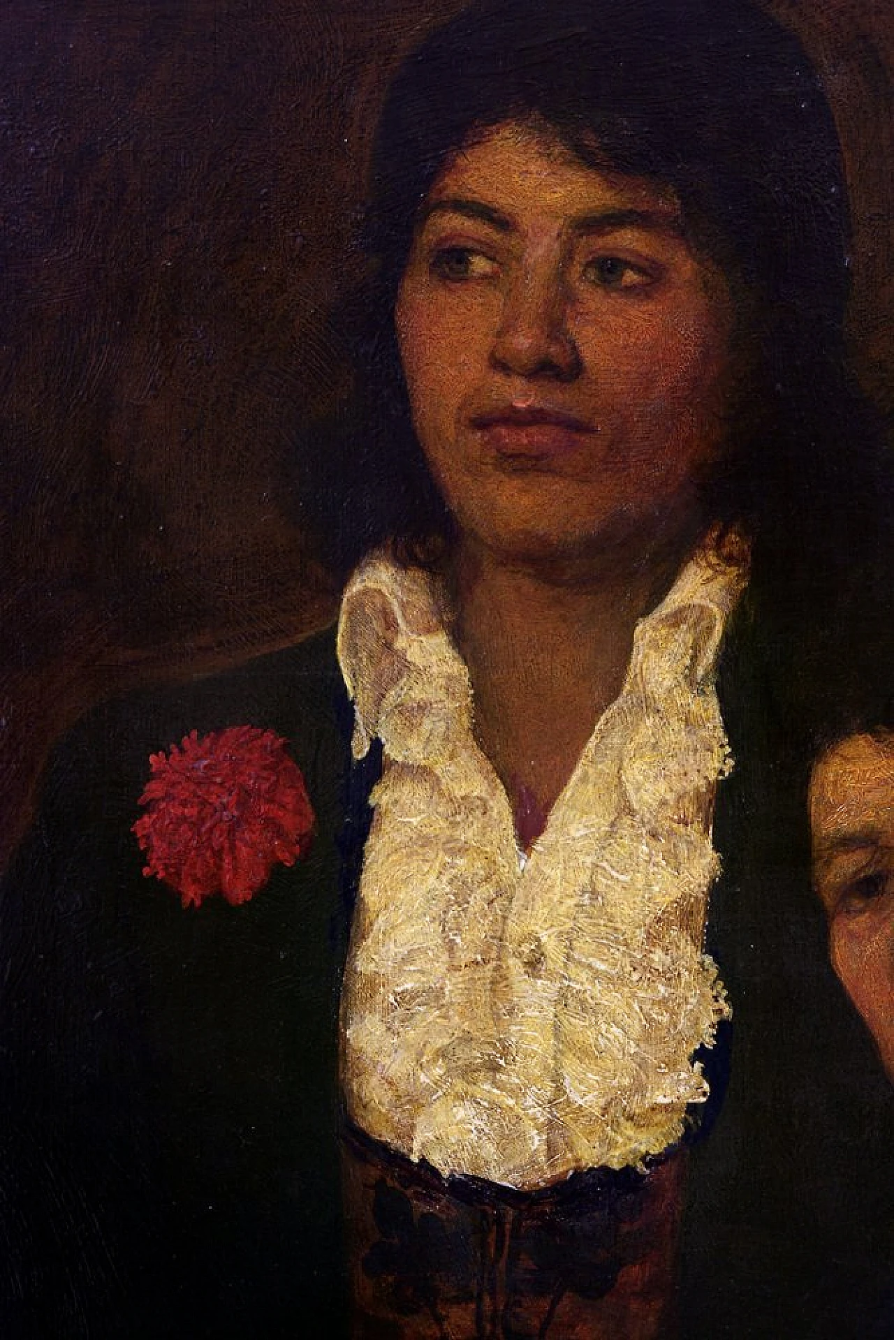 Prima del concerto di Giacomo Moretti, olio su tela, anni '70 4