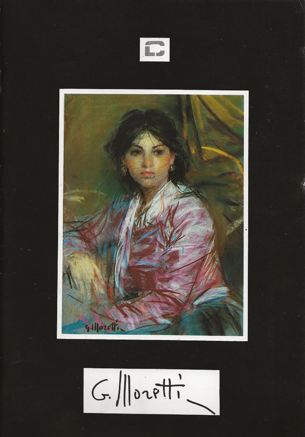 Prima del concerto di Giacomo Moretti, olio su tela, anni '70 9