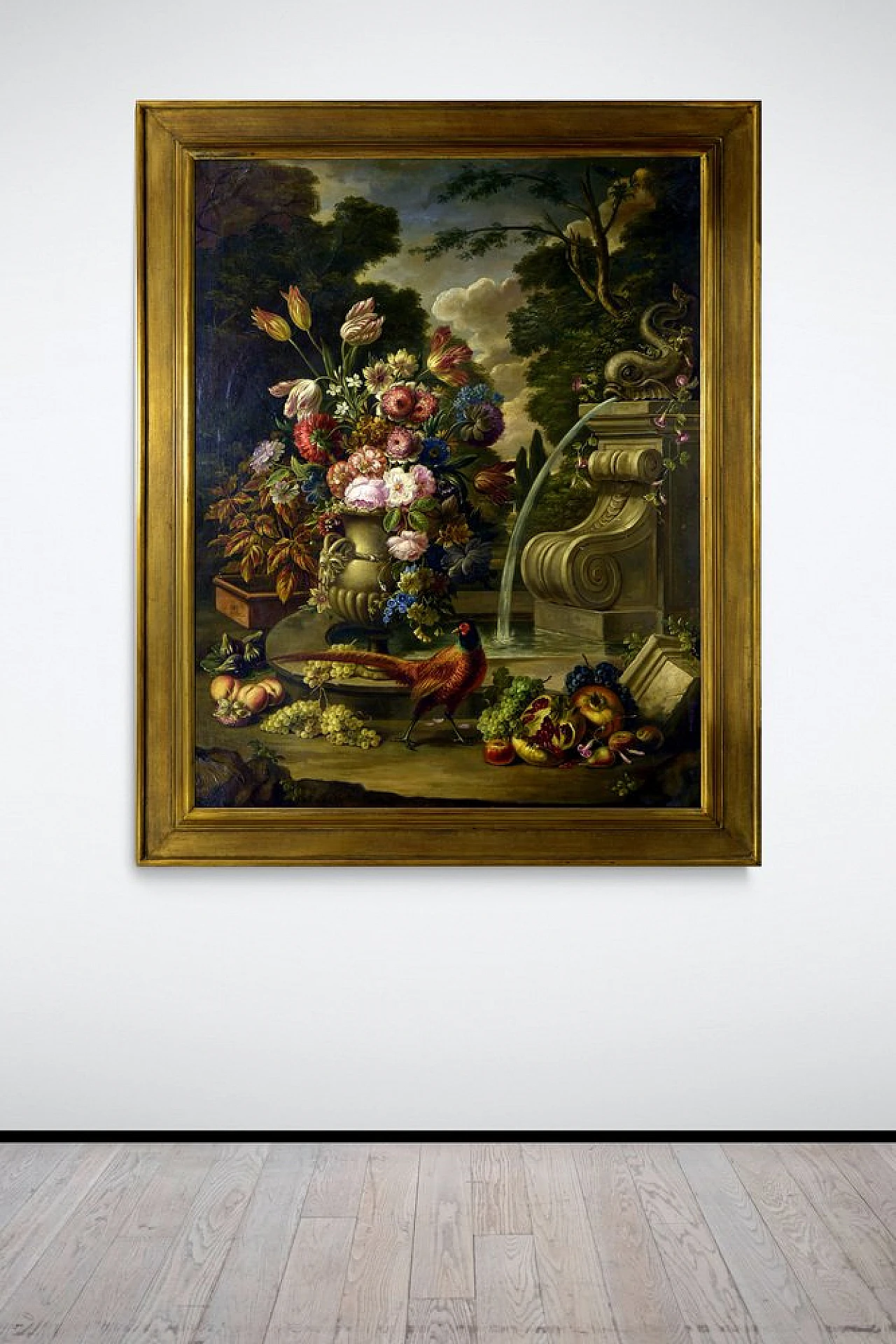 Alfredo Mahieux, Still Life with Pheasant, oil on canvas, early 20th 11