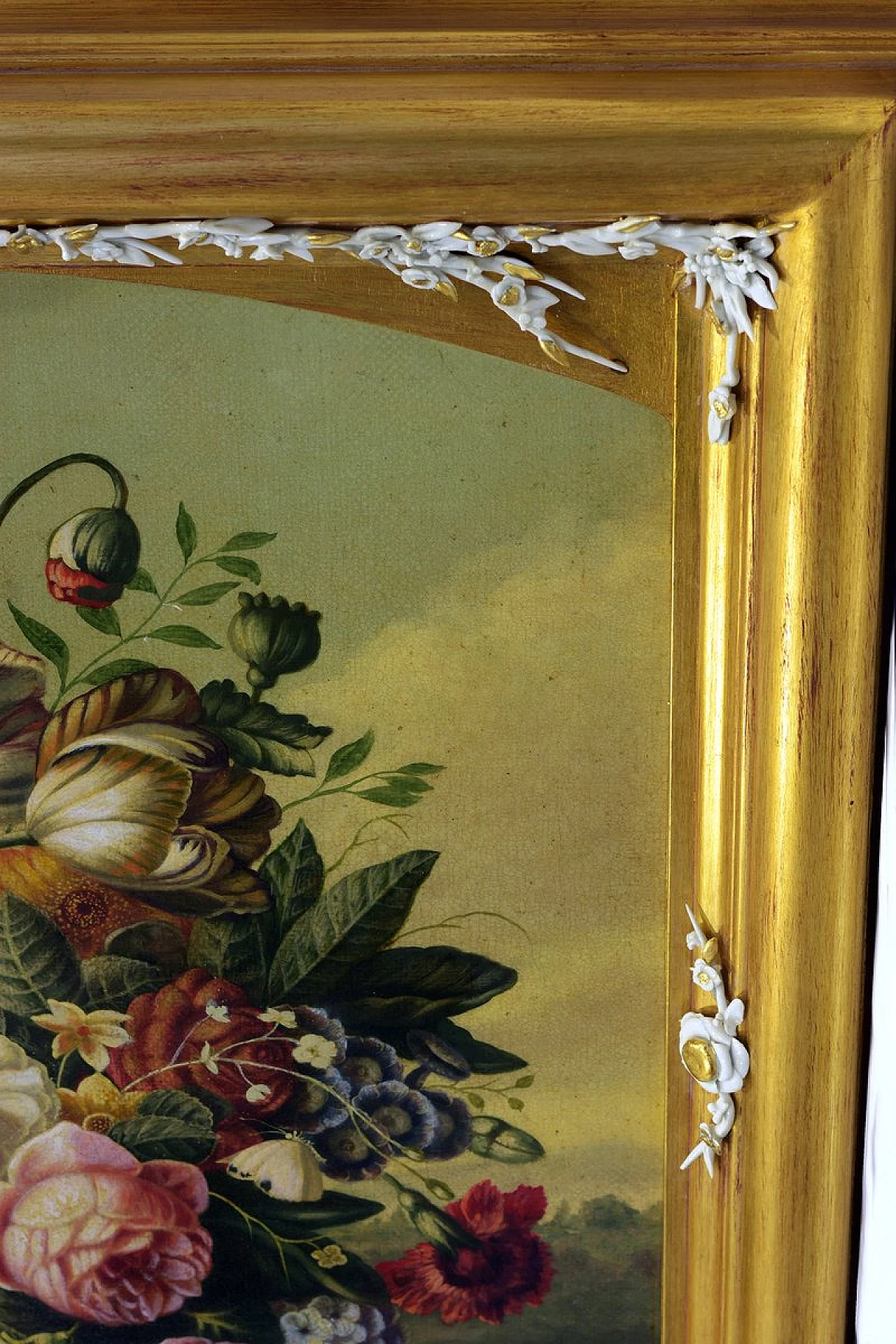 Composizione floreale di Carlo De Tommasi, olio su tela, anni 2000 3