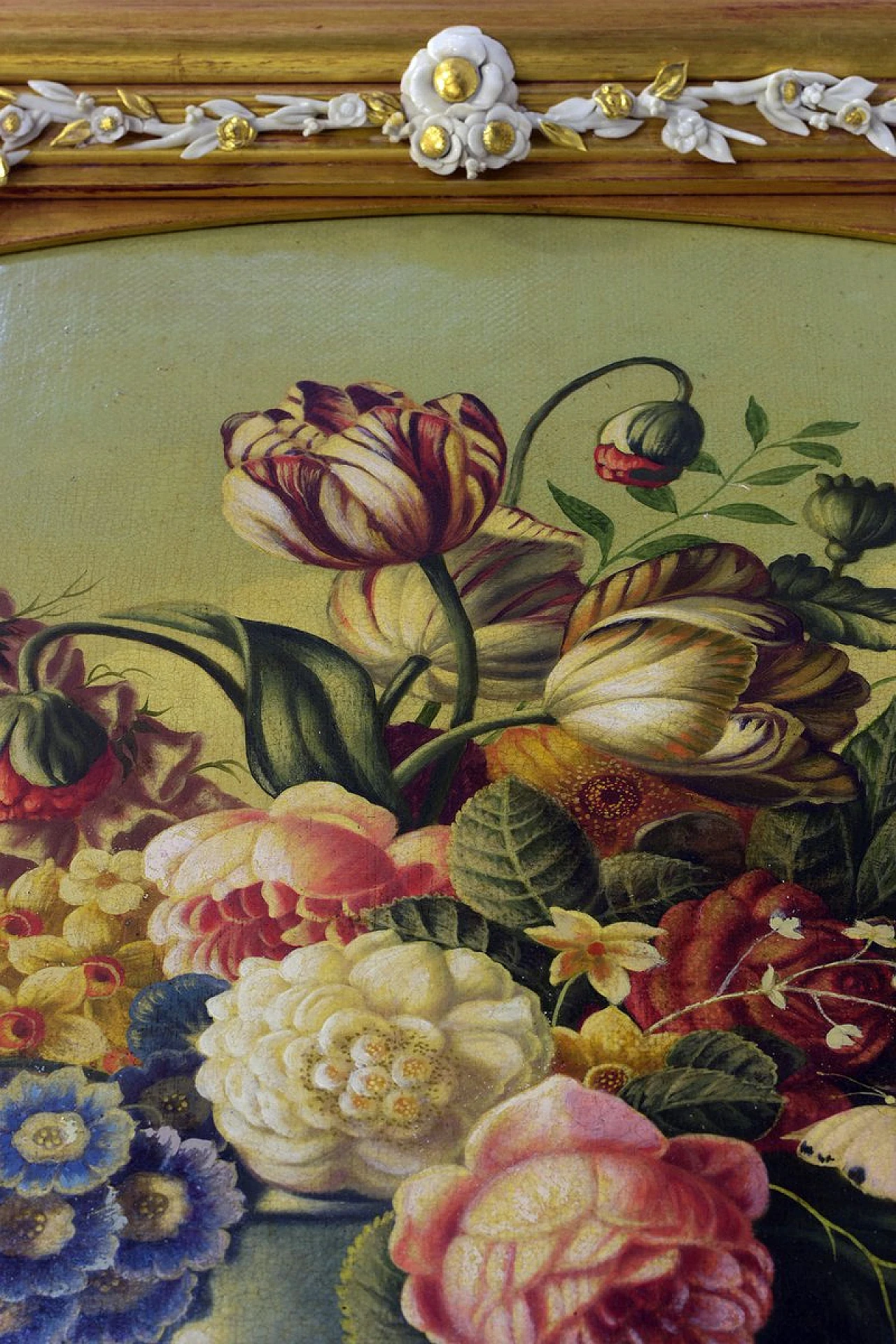 Composizione floreale di Carlo De Tommasi, olio su tela, anni 2000 4