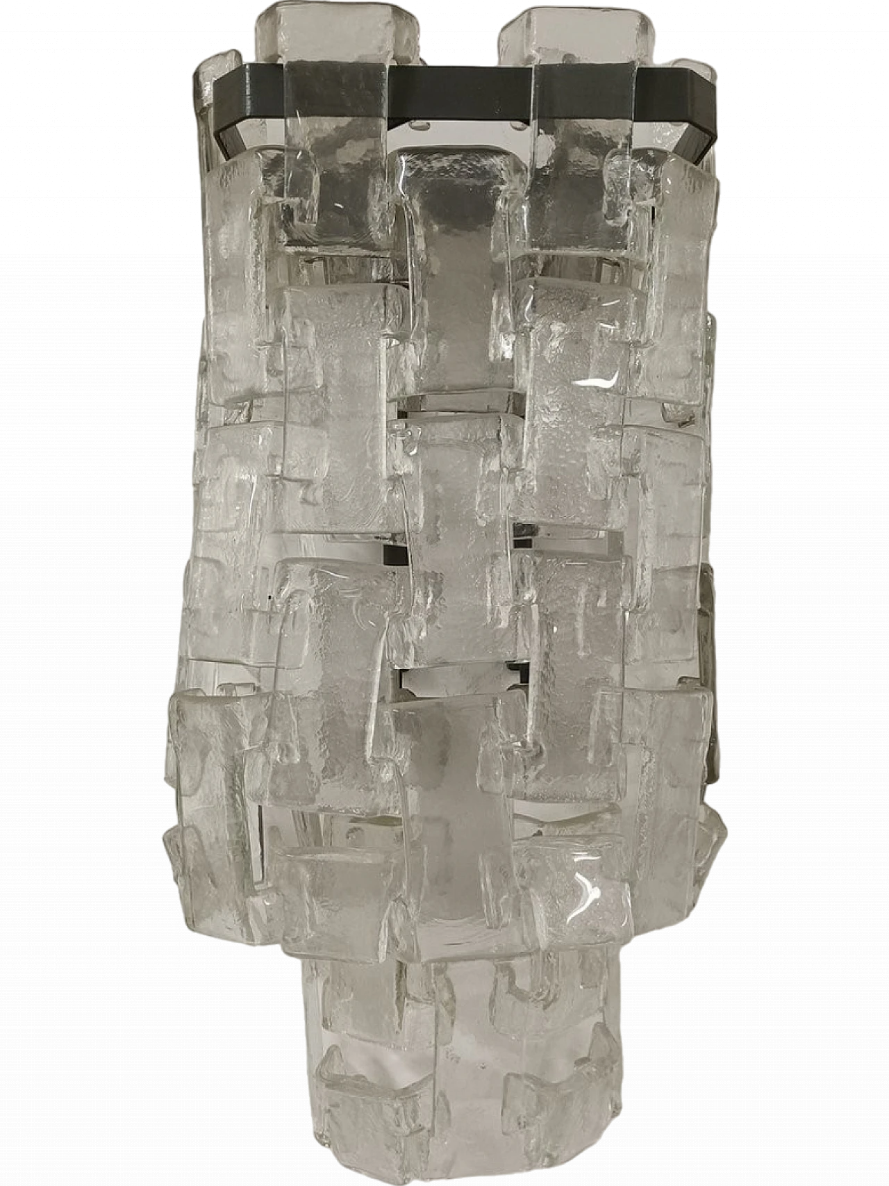 Murano glass wall lamp by Carlo Nason for Mazzega, 1960s 8