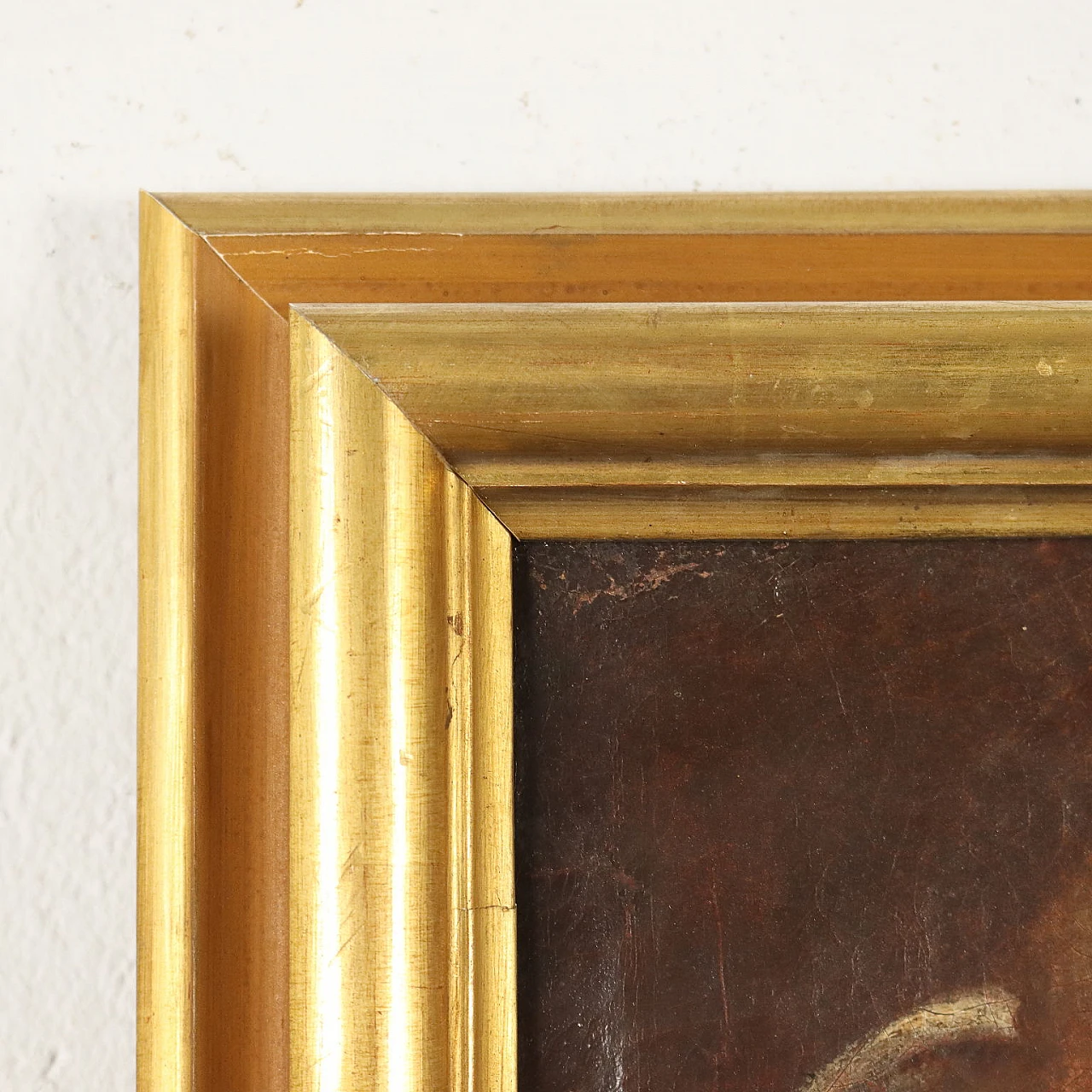 Madonna and angels, oil painting on canvas, 17th century 8