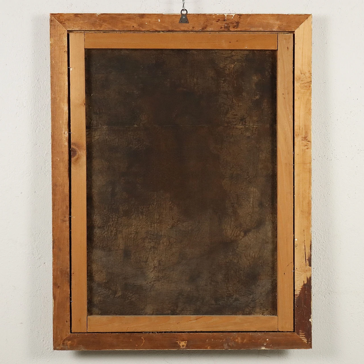 Madonna and angels, oil painting on canvas, 17th century 10