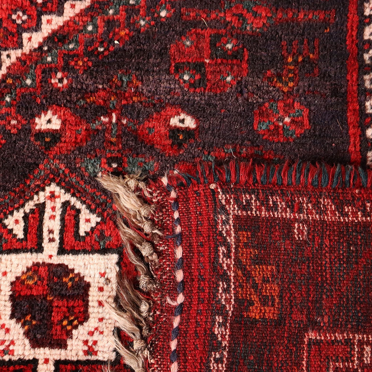 Iranian Shiraz coarse-knotted wool carpet 9