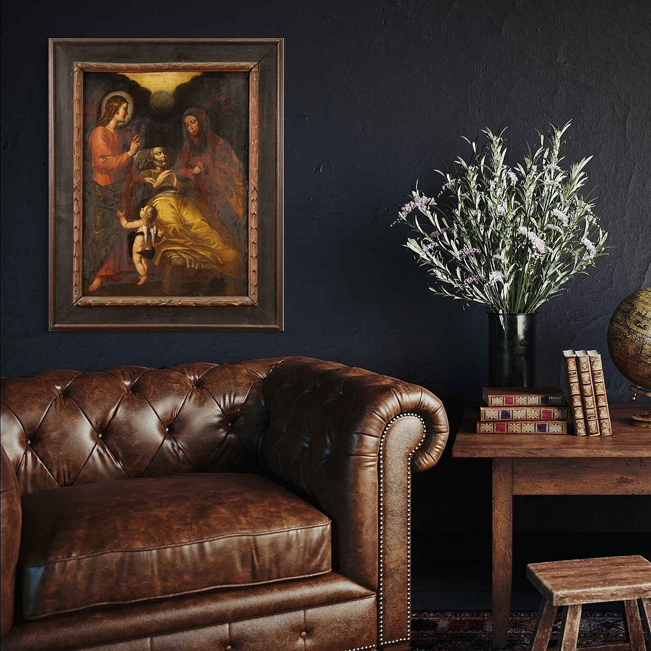 The Death of Joseph, oil on panel, 19th century 15