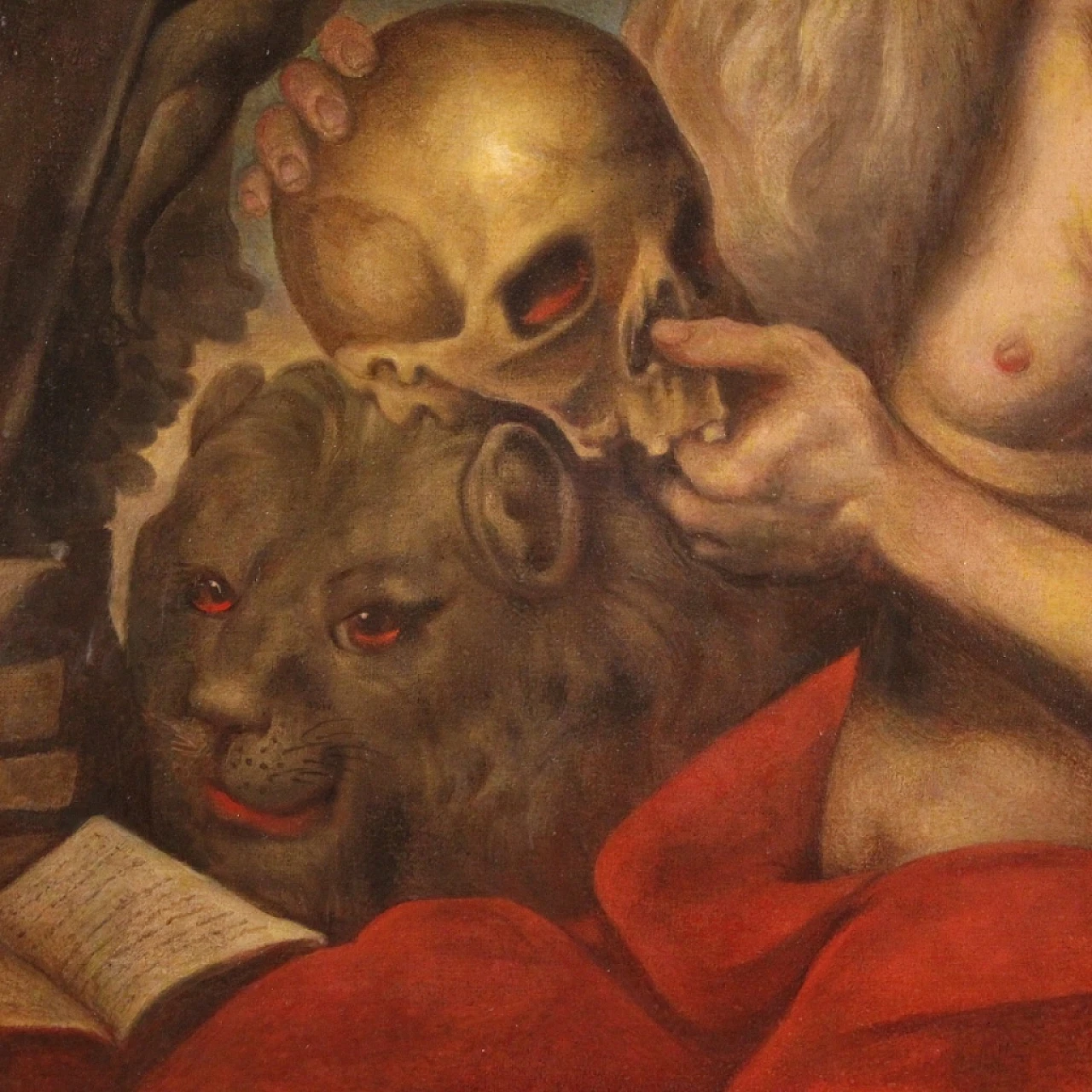 San Girolamo, olio su tela, fine '600 4