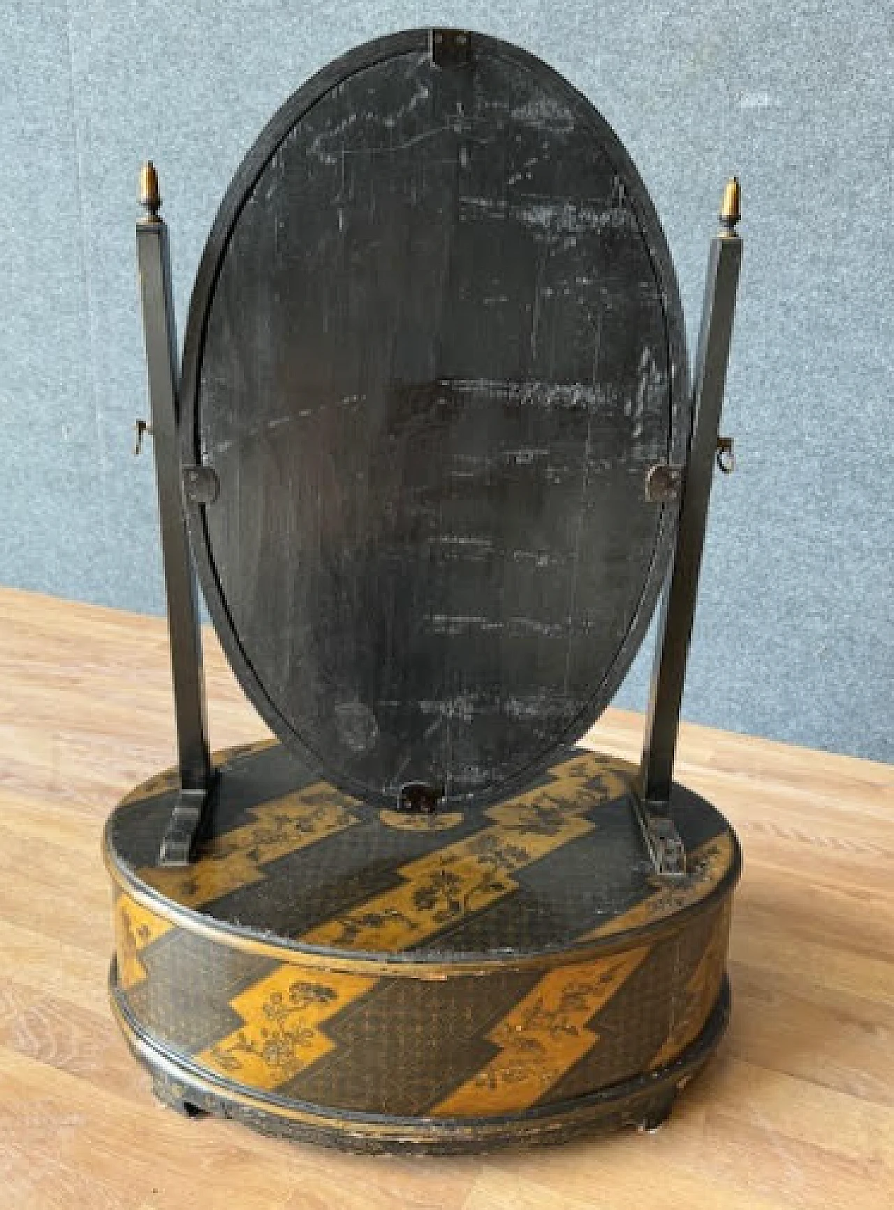 Psiche da tavolo laccato e dorato con motivi a chinoiserie, '800 4