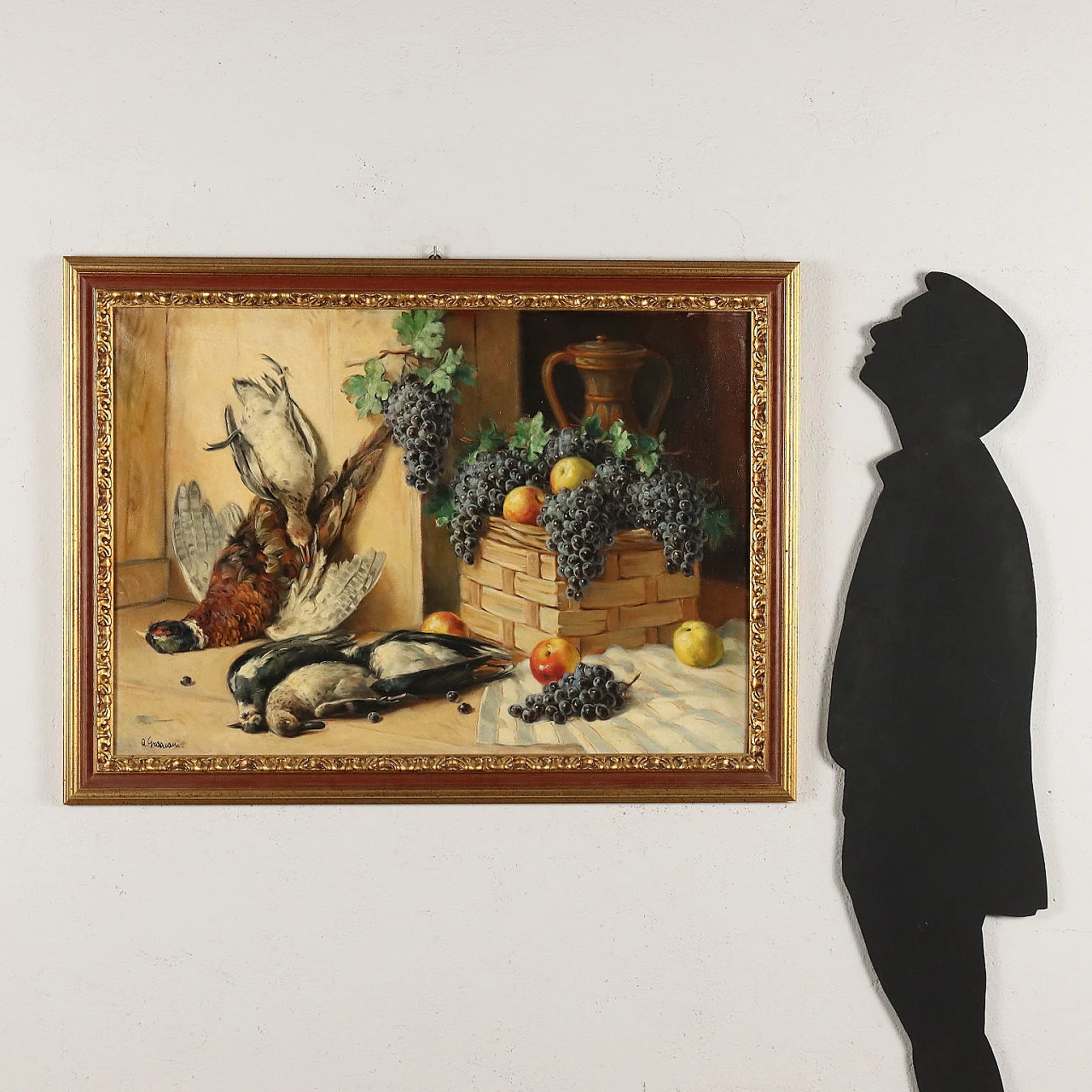 A. Paolo Graziani, Still life with fruit and game, oil on canvas 2