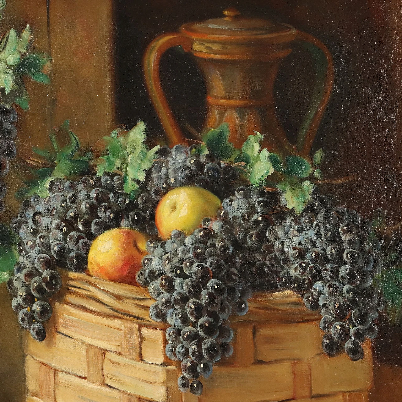 A. Paolo Graziani, Still life with fruit and game, oil on canvas 3