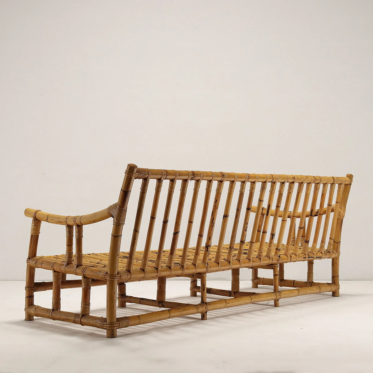 Divano in bambù, anni '60 8