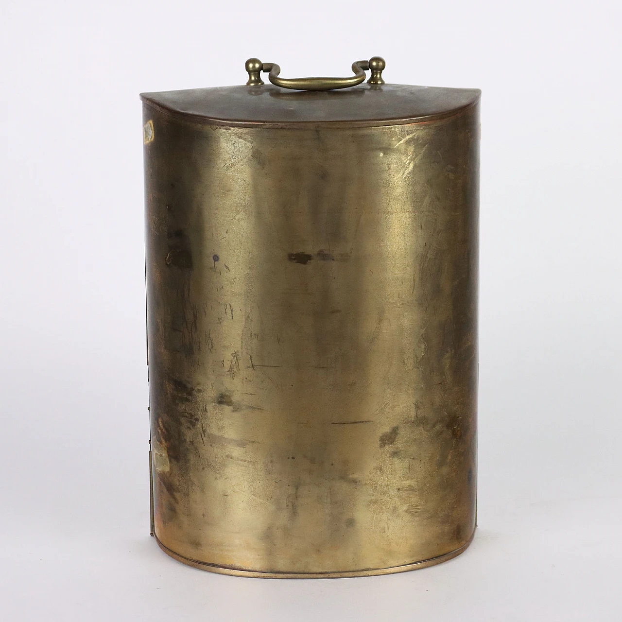 Altarino in ottone a doppia anta con incisione raffigurante Comunione 8