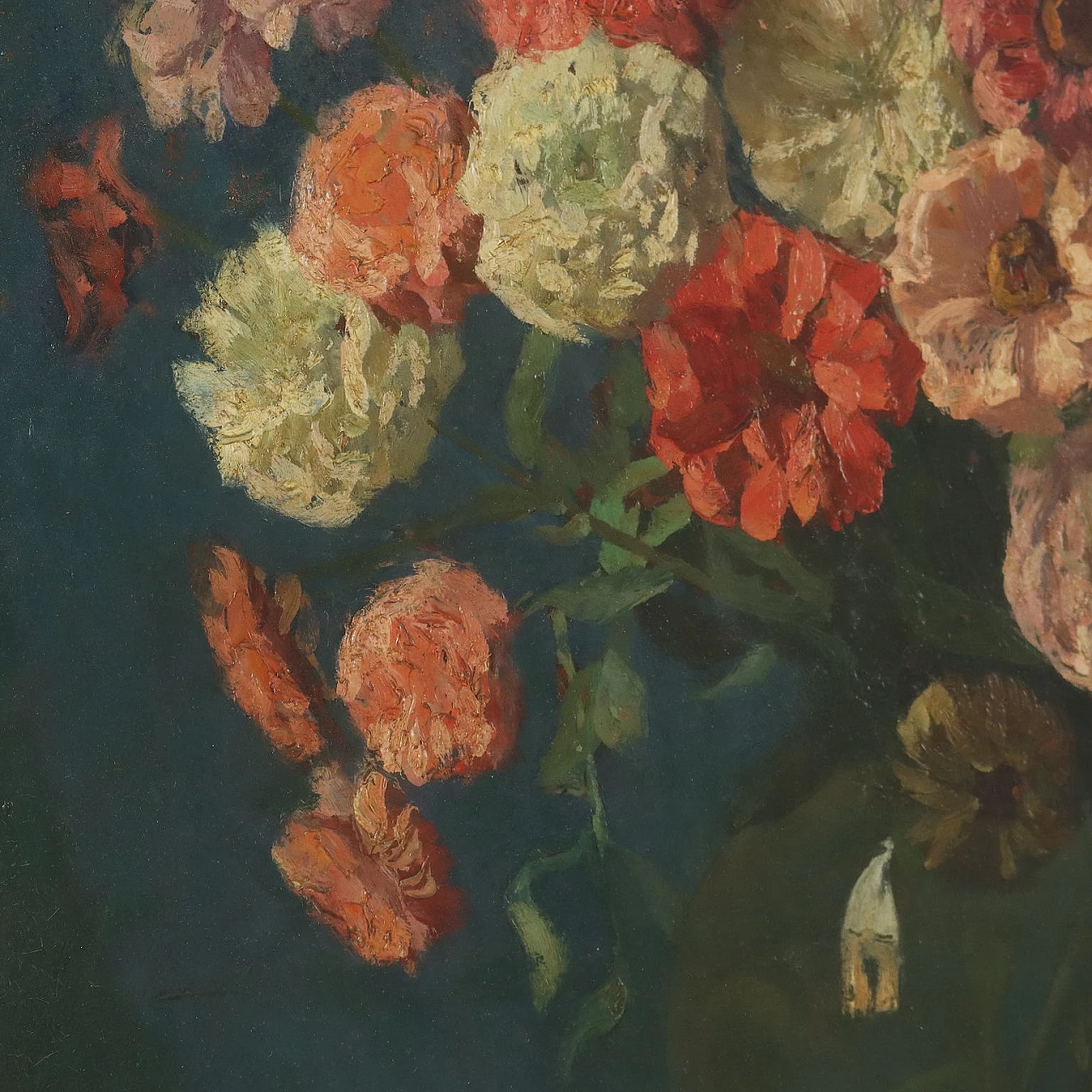 Adele Bossi Carozzi, Floral composition, oil on panel 4