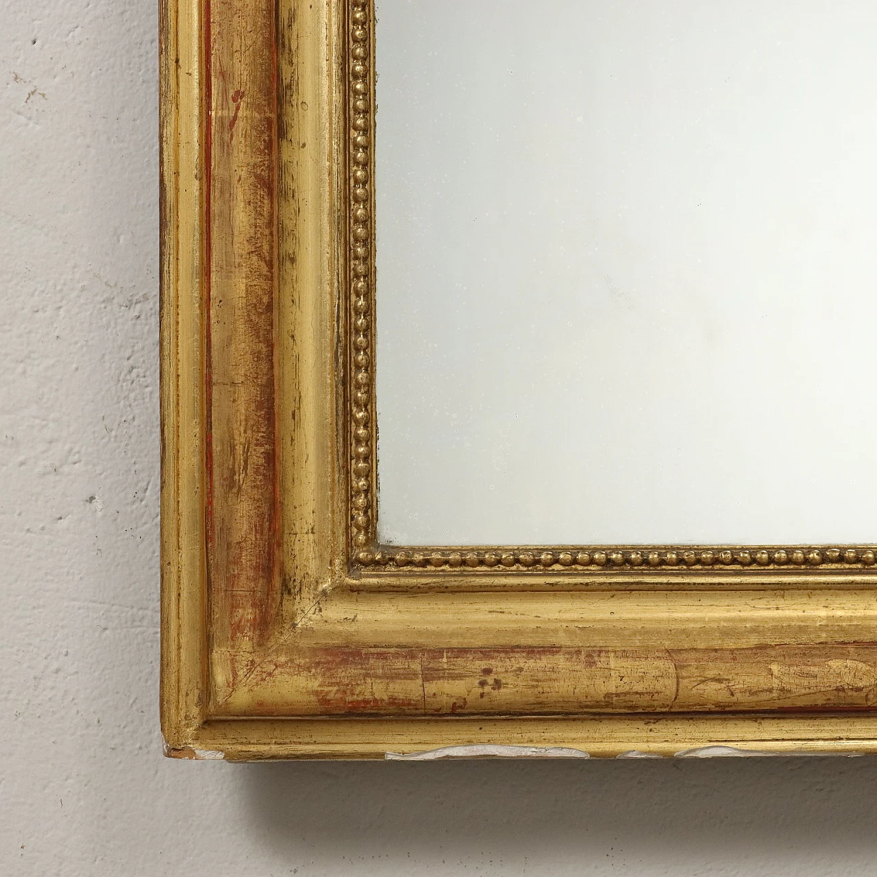 Louis Philippe mirror with gilded poplar frame, 19th century 5