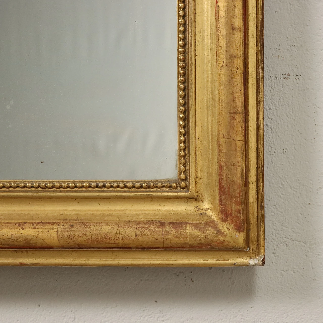 Louis Philippe mirror with gilded poplar frame, 19th century 6