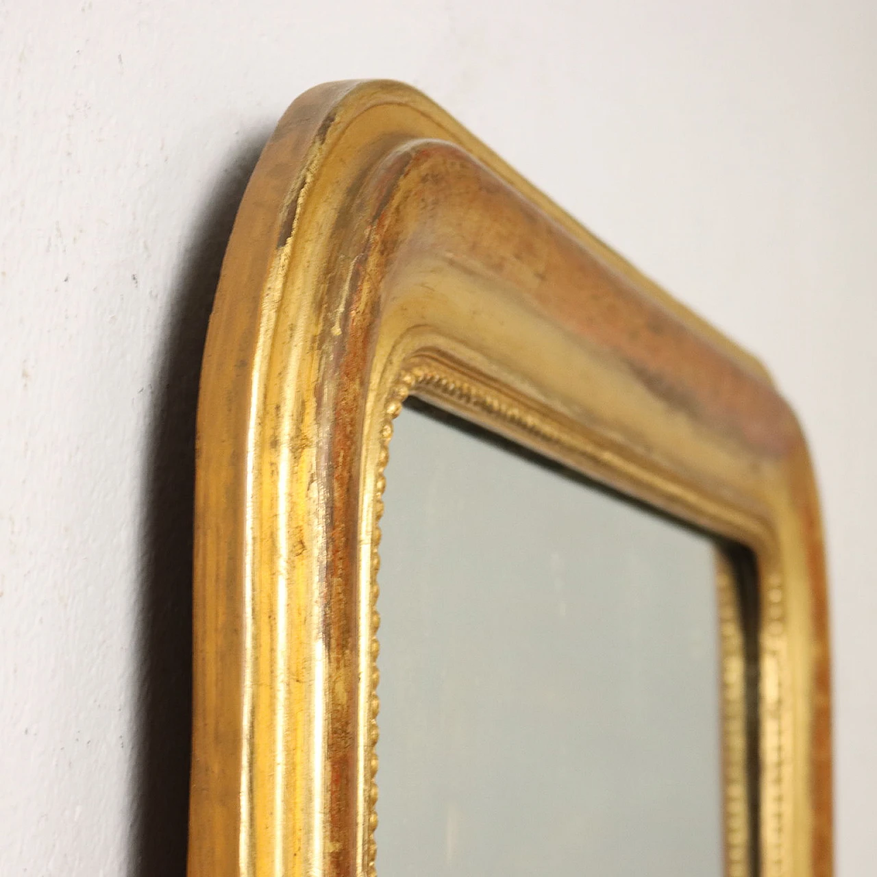 Louis Philippe mirror with gilded poplar frame, 19th century 7