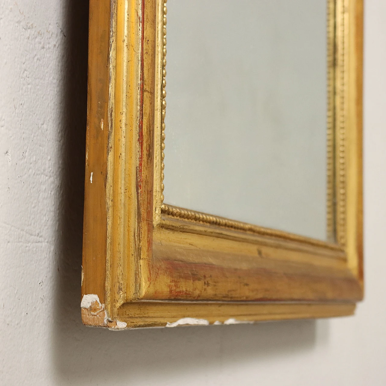 Louis Philippe mirror with gilded poplar frame, 19th century 8