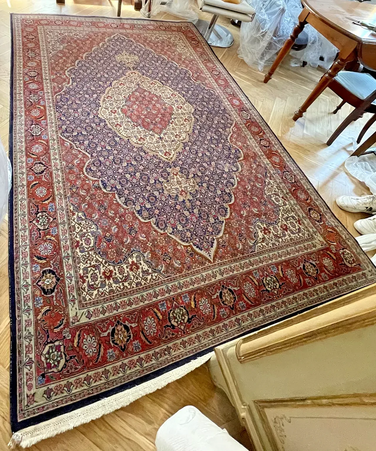 Tabriz Persian carpet, 1960s 1