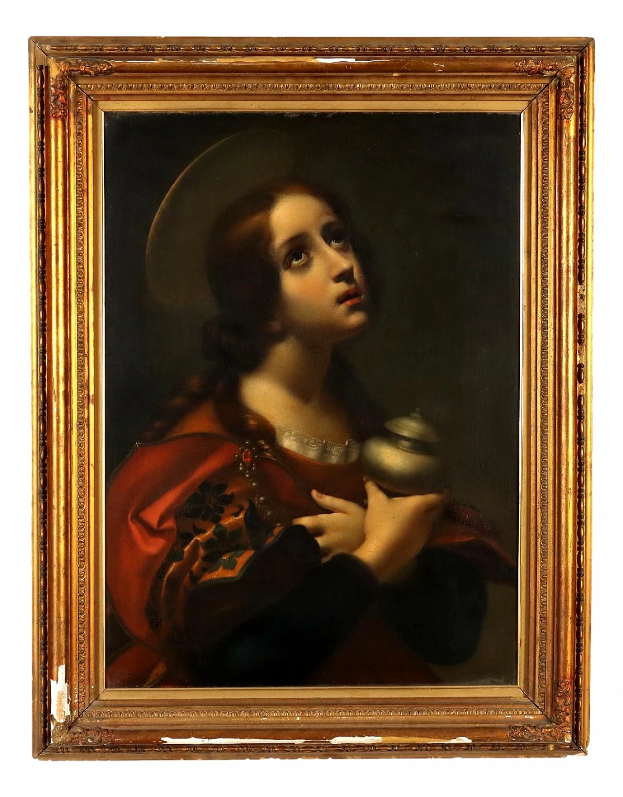 Copy from C. Dolci, Saint Mary Magdalene, oil on canvas, 18th century 1