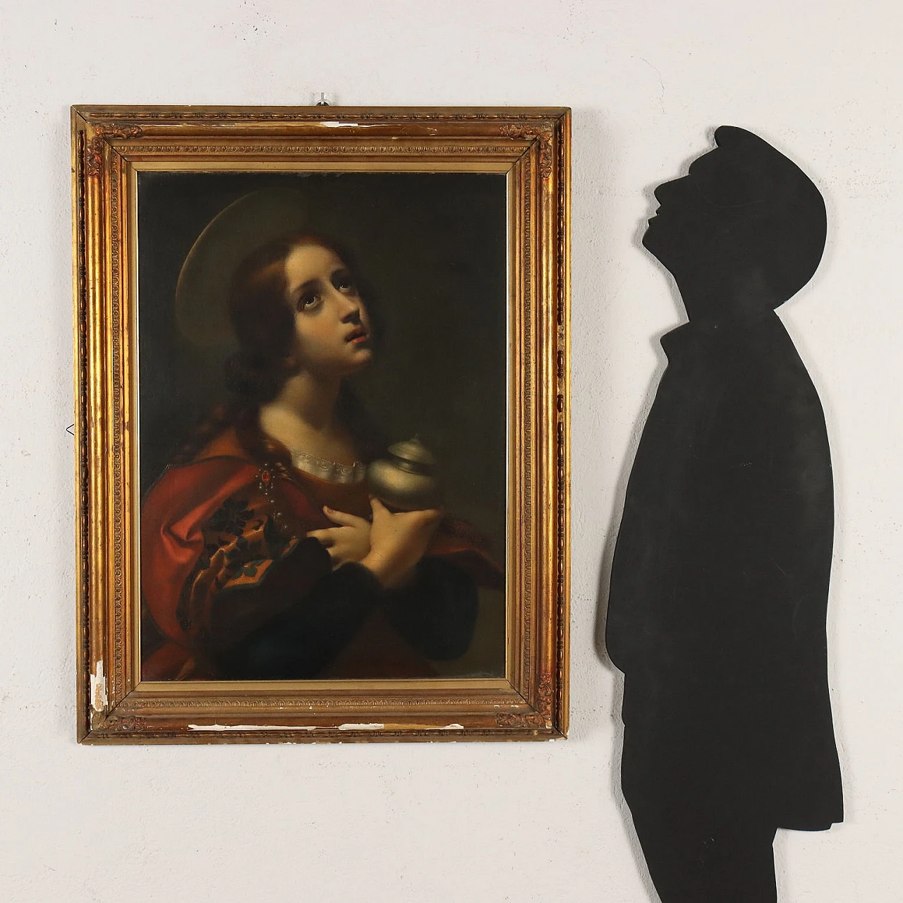 Copy from C. Dolci, Saint Mary Magdalene, oil on canvas, 18th century 2