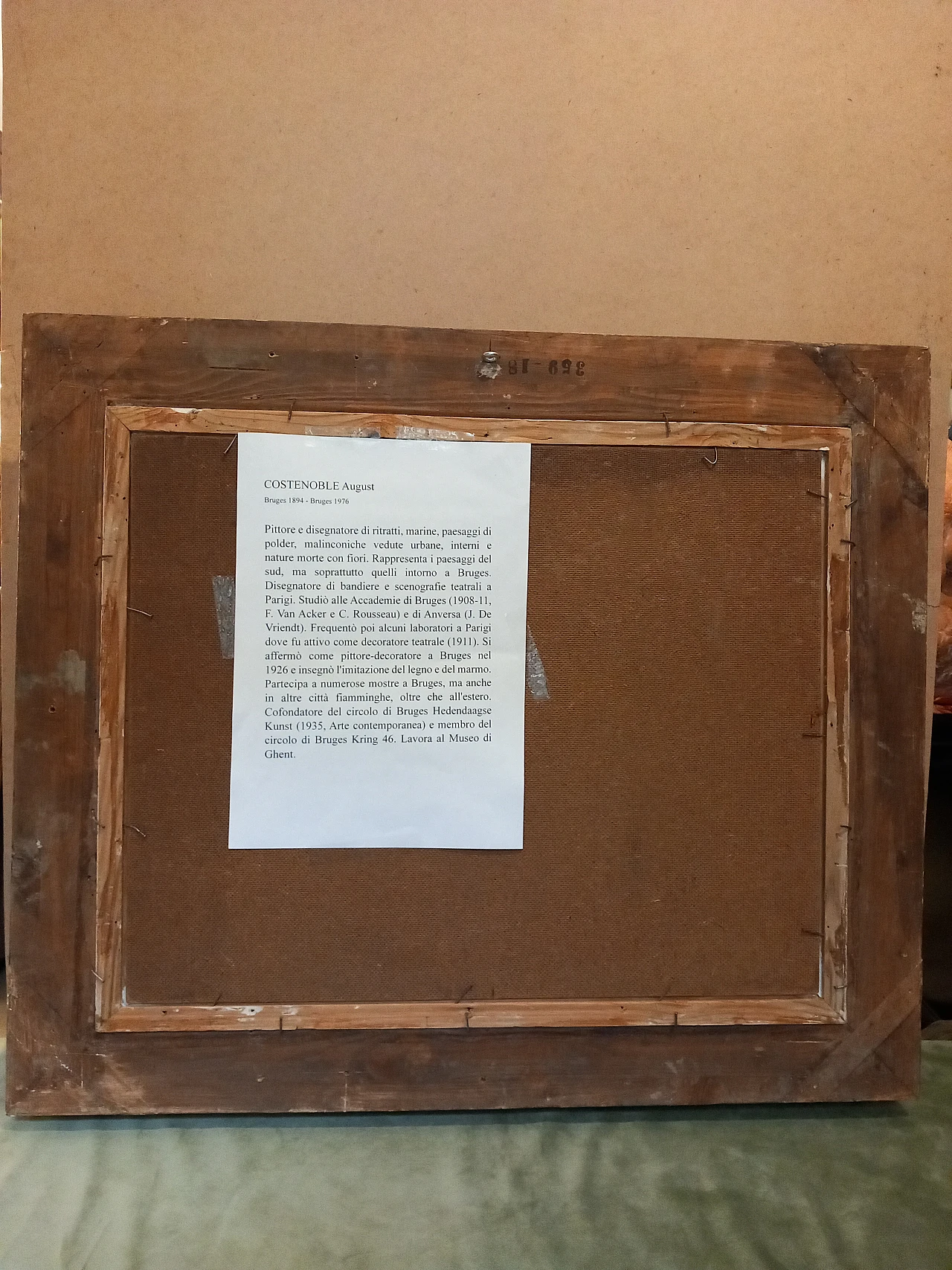 August Costenoble, Paesaggio Costa Azzurra, Bruge, 1894-1976 7