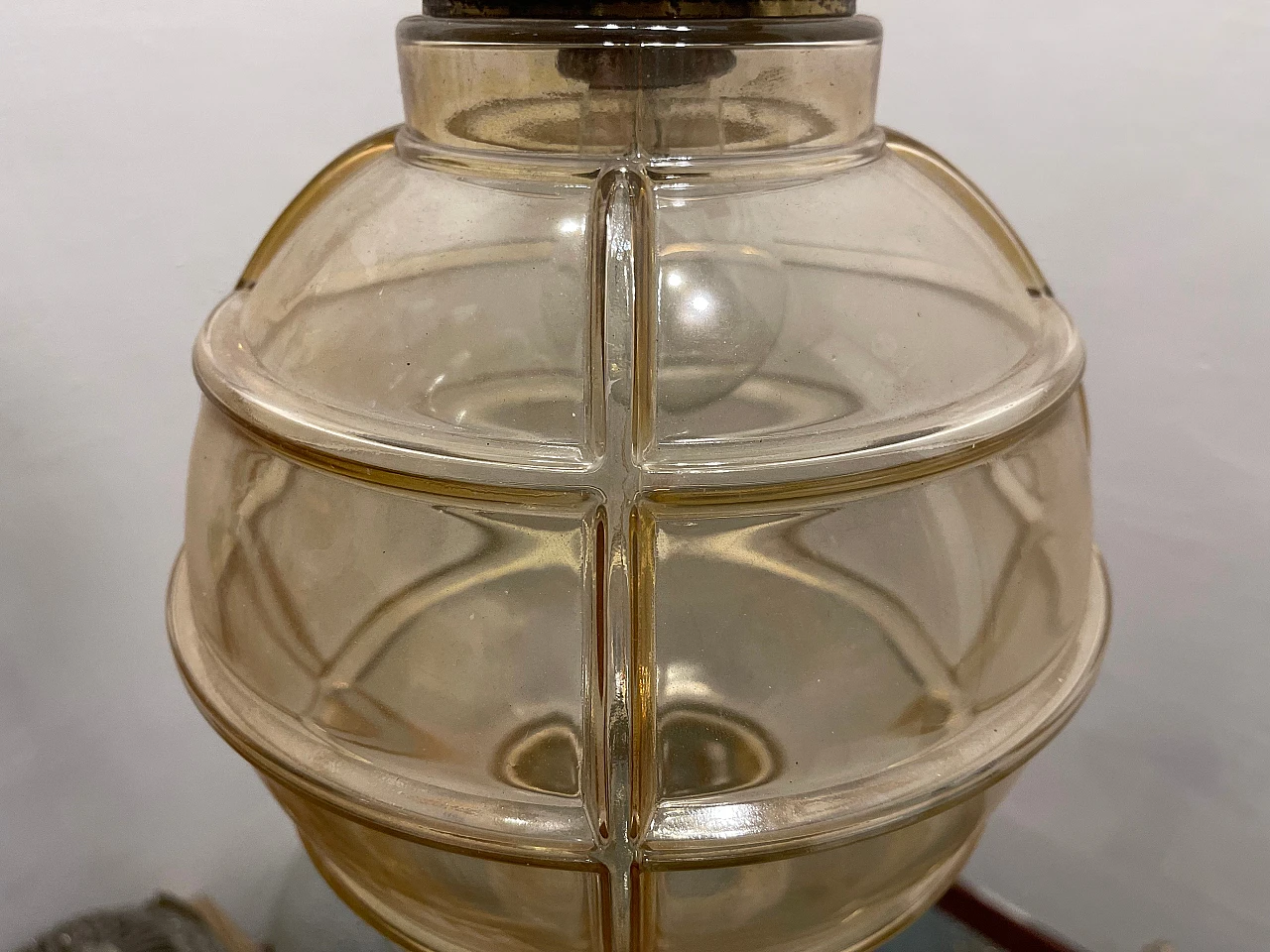 Vintage Glass Pendant, 1960s 7