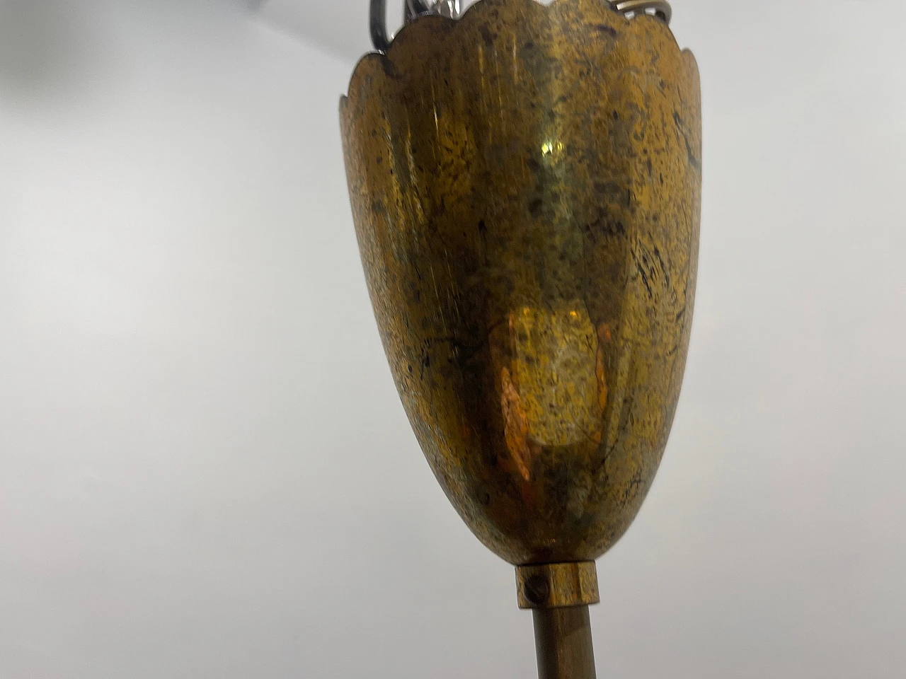 Vintage Glass Pendant, 1960s 9