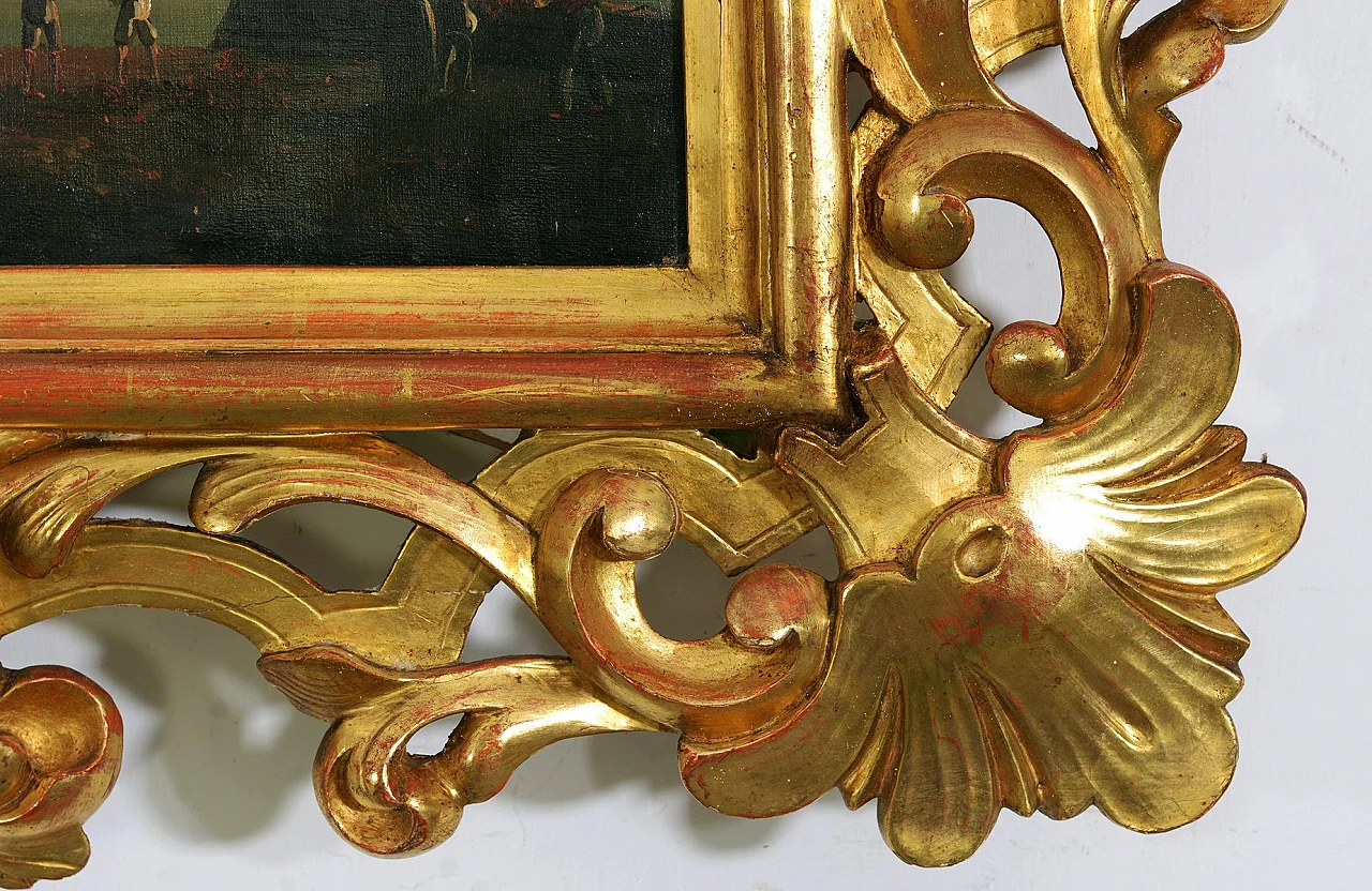 Posillipo school, view of Naples and of Nisida, pair in frame, 1830s 10