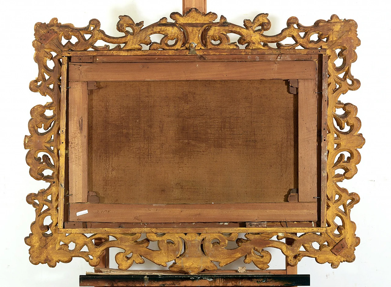 Posillipo school, view of Naples and of Nisida, pair in frame, 1830s 11