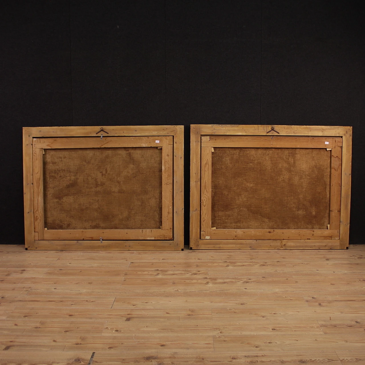 Grande coppia di dipinti italiani del XVII secolo 5