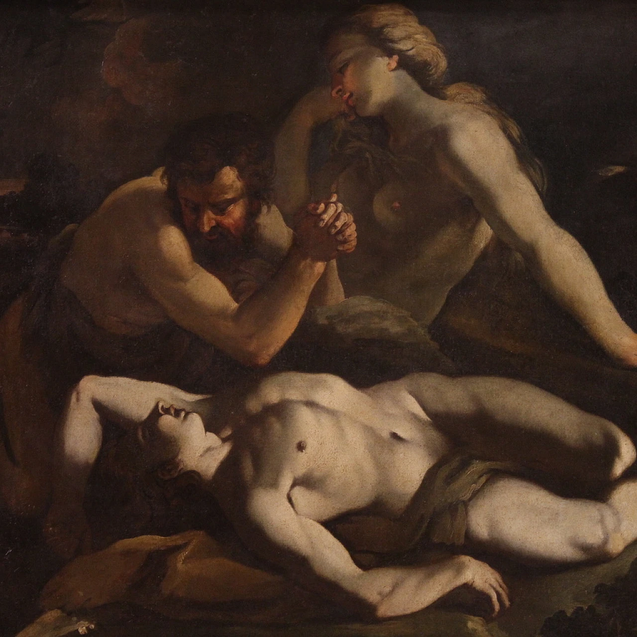 Grande coppia di dipinti italiani del XVII secolo 10