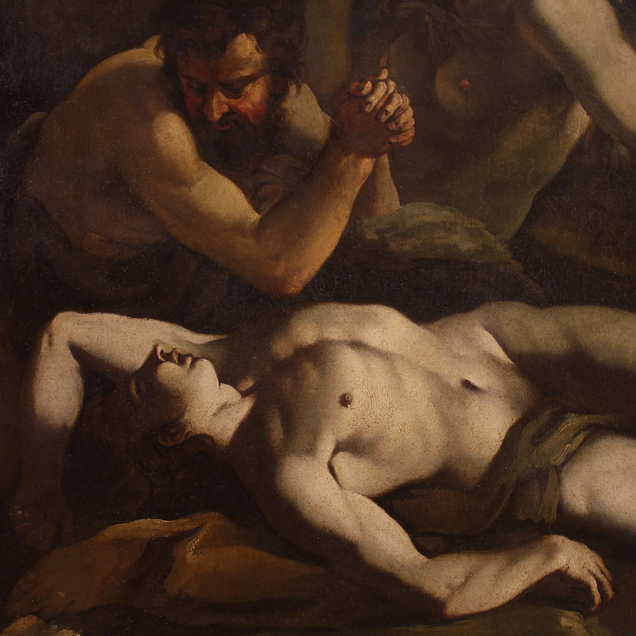 Grande coppia di dipinti italiani del XVII secolo 13