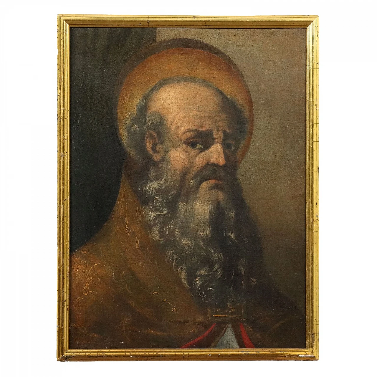 Volto di Santo, olio su tela, '600 1