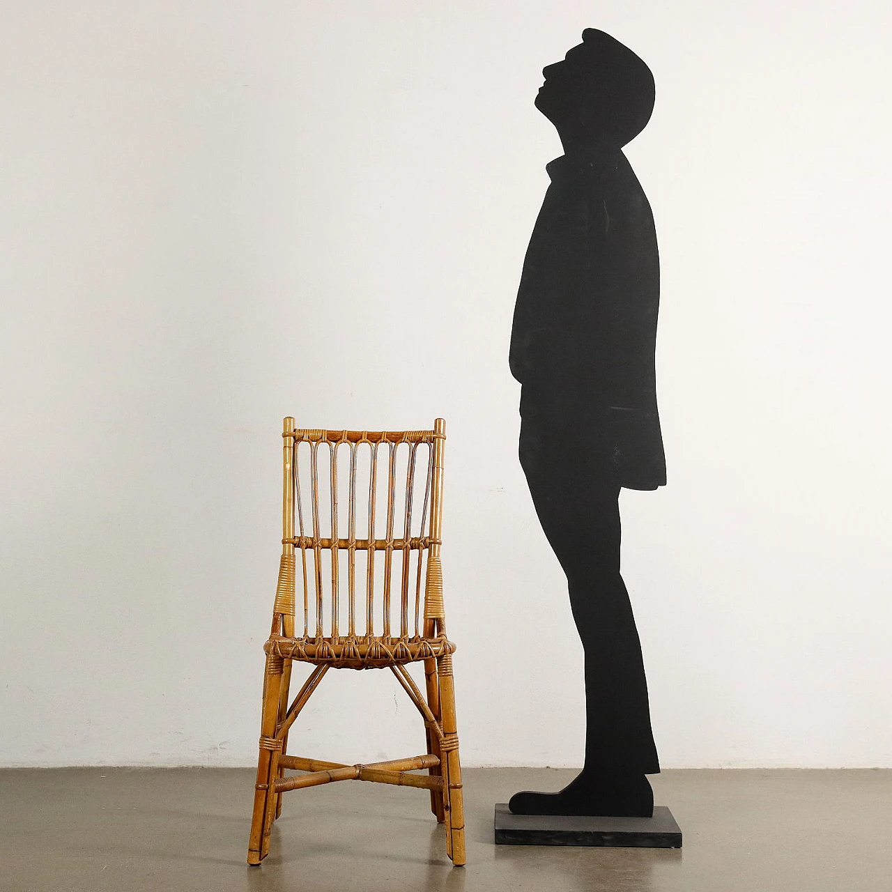 Sedia in bambù, anni '60 2