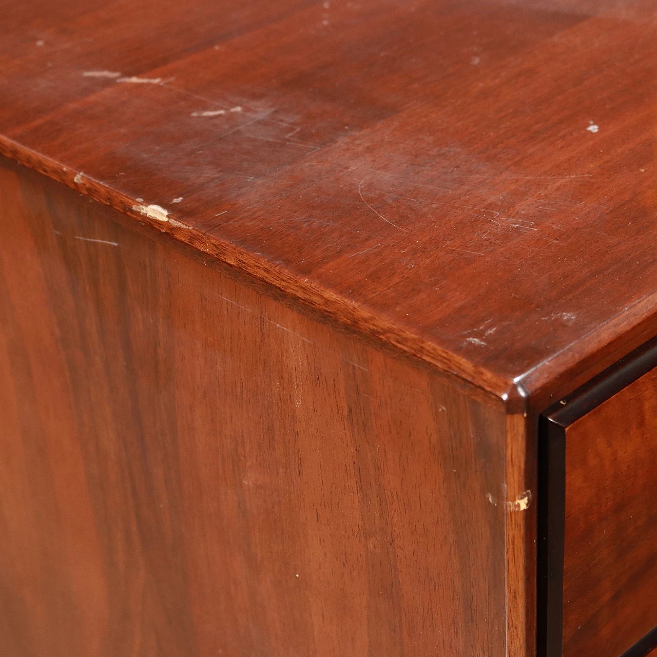 Living room cabinet in walnut veneer by Formanova, 1970s 5