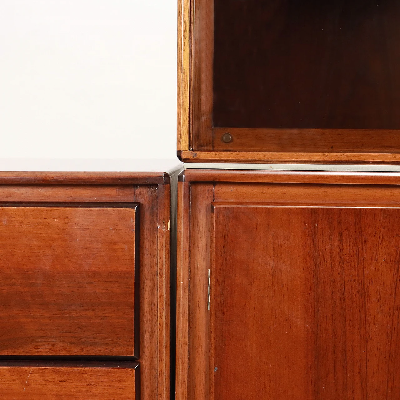Living room cabinet in walnut veneer by Formanova, 1970s 6