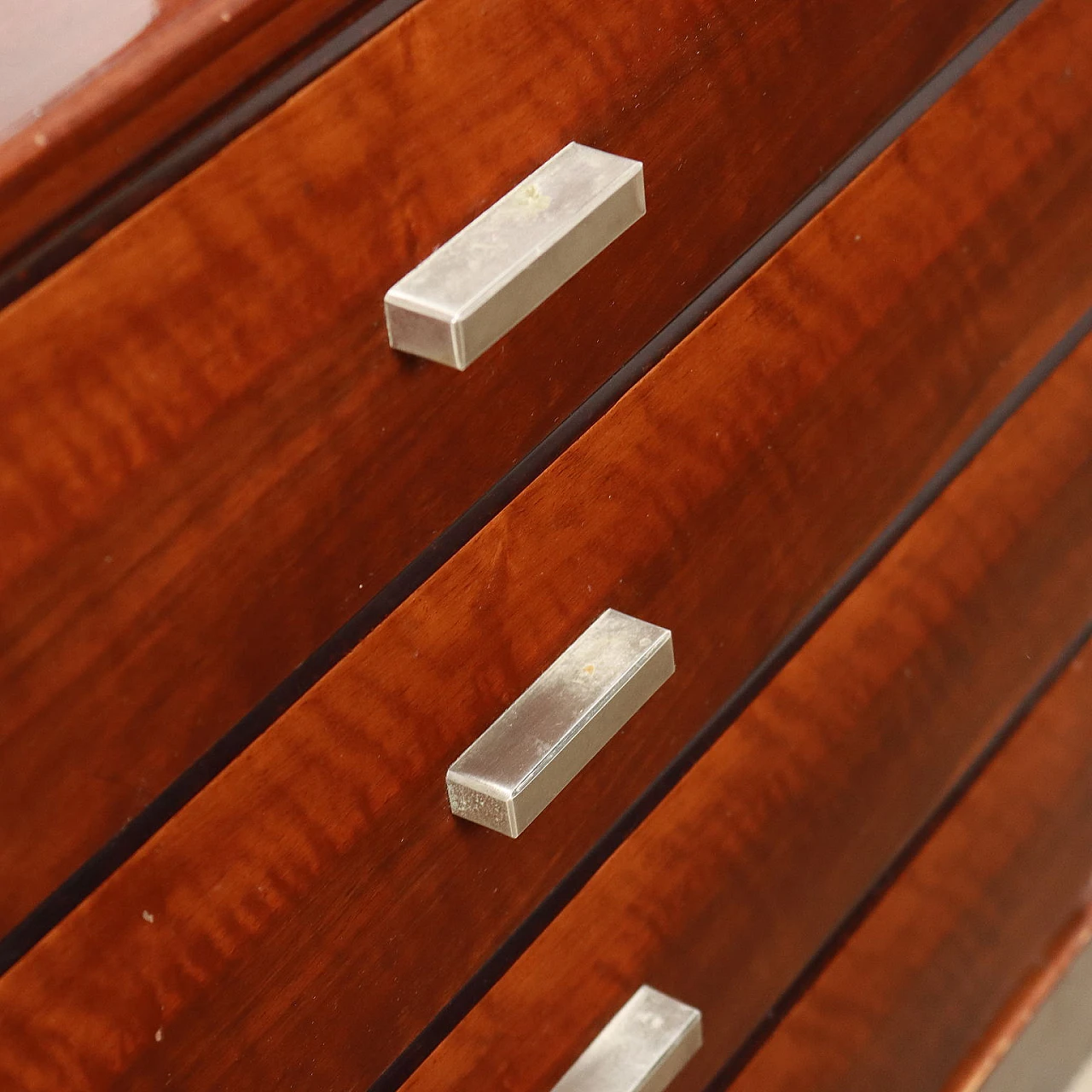 Living room cabinet in walnut veneer by Formanova, 1970s 8