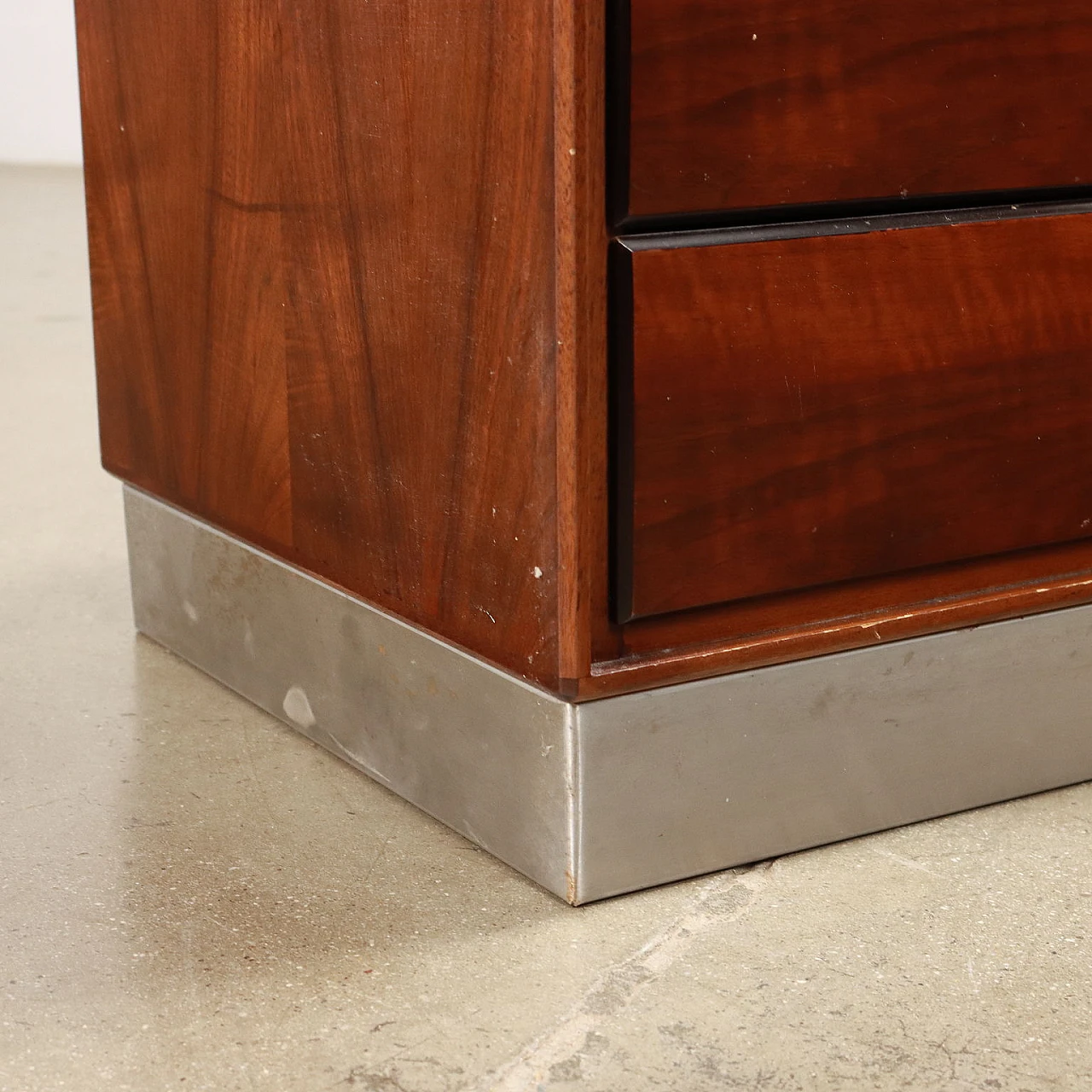 Living room cabinet in walnut veneer by Formanova, 1970s 9