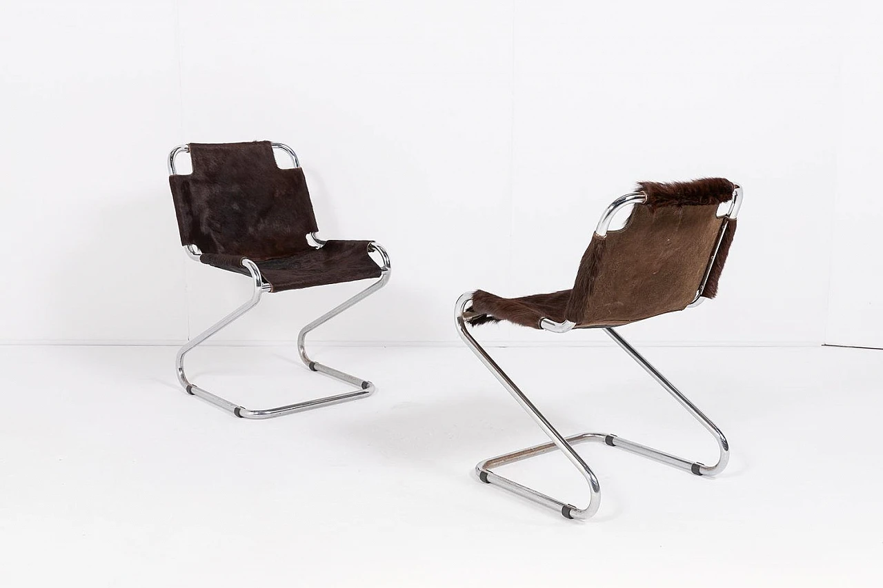 Italian Modern Chairs, 1970s, Set of 4 5