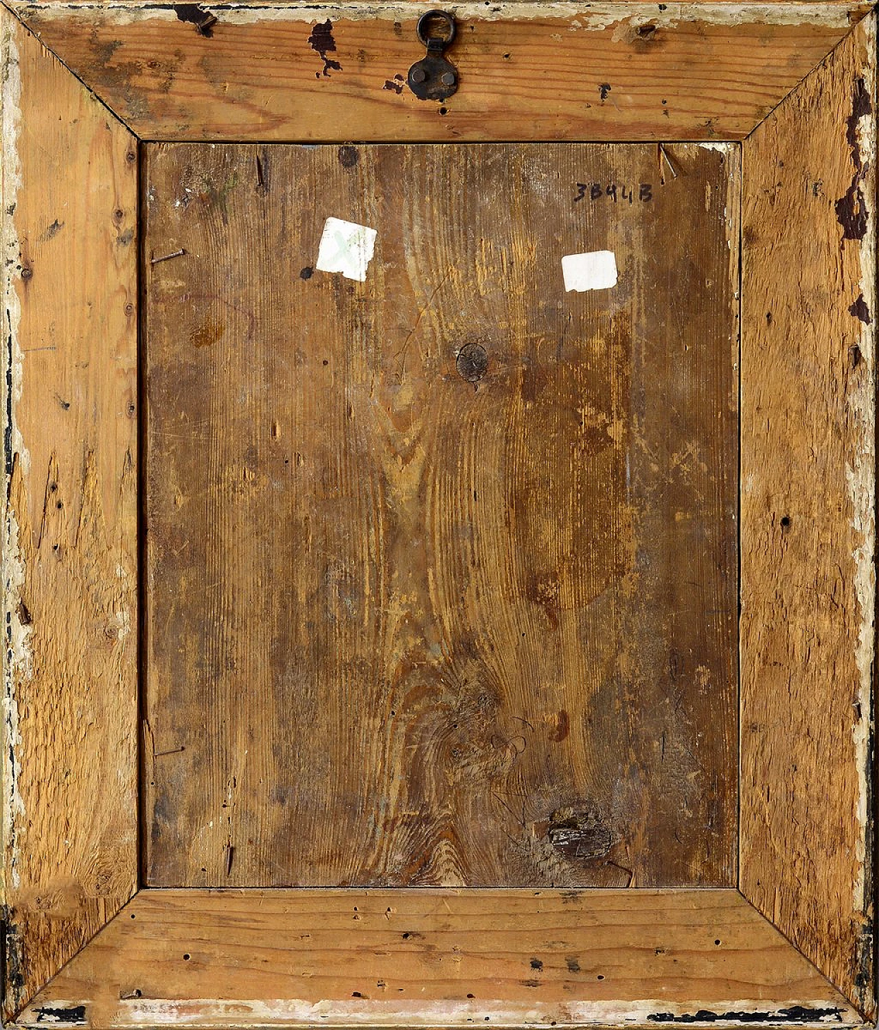 Mario Rosario Allegretti, Scena di campagna, Anni '70, Dipinto ad olio, Con cornice 4