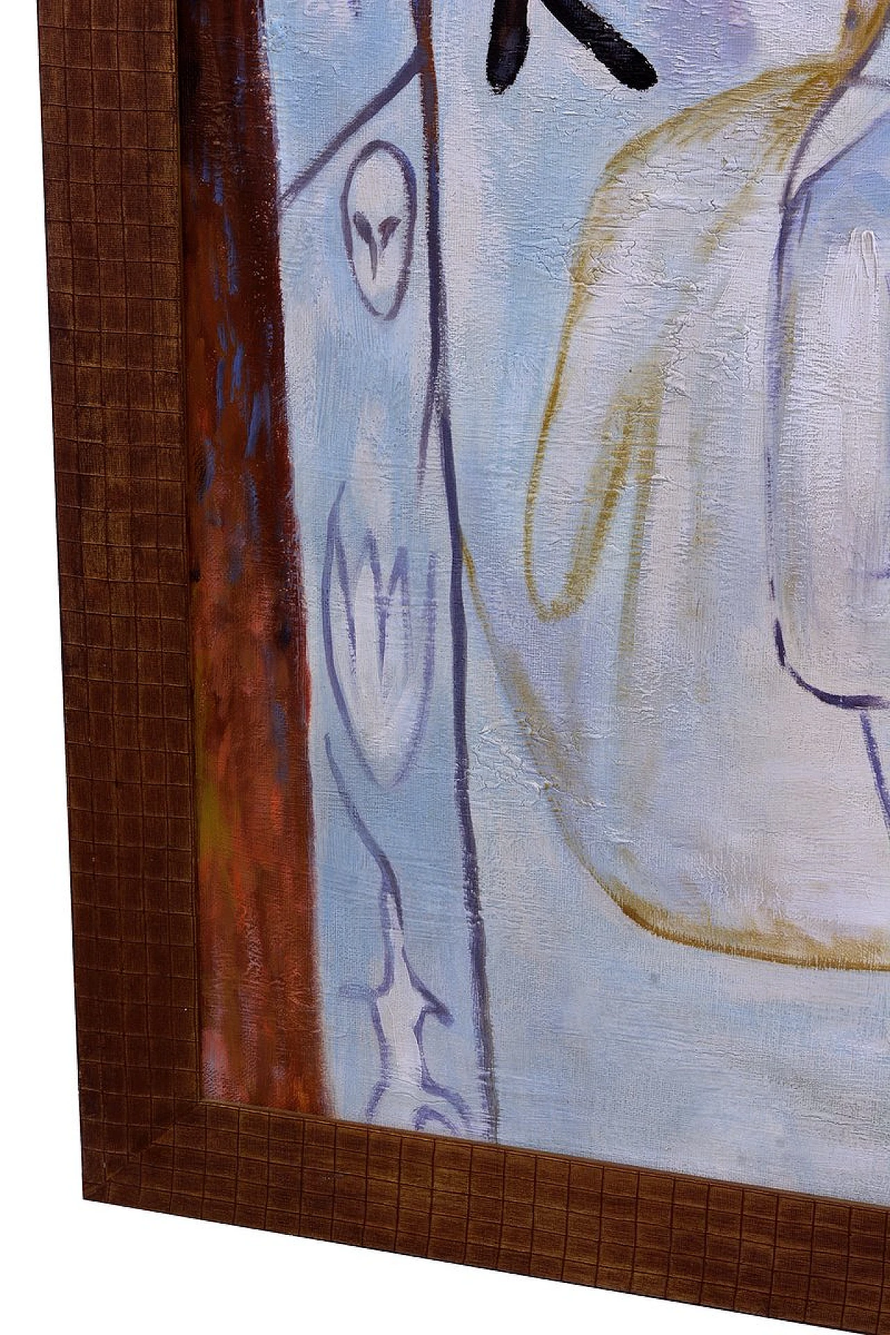 After Mimmo Paladino, composizione, olio su tela, 1980 6