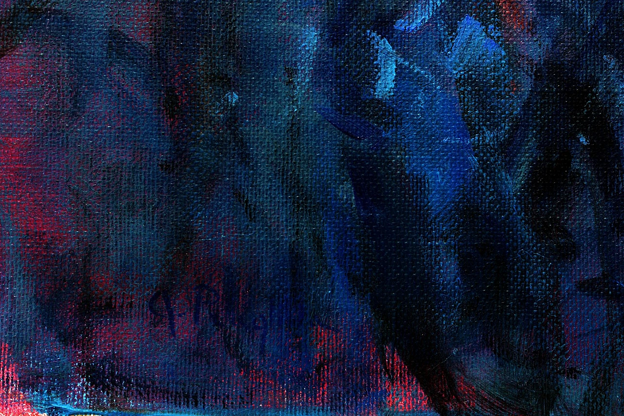 Alfonso Pragliola, Blue Metamorphosis, Olio su tela, 2021 5