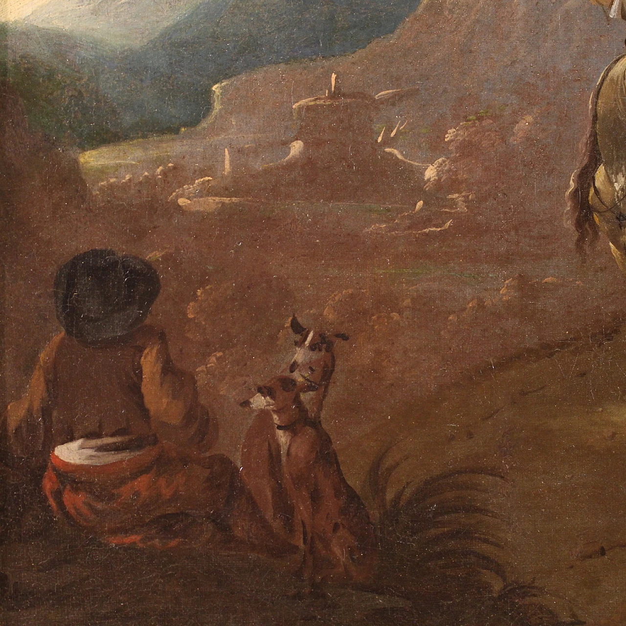 Flemish painting from the 17th century, hunting scene 9