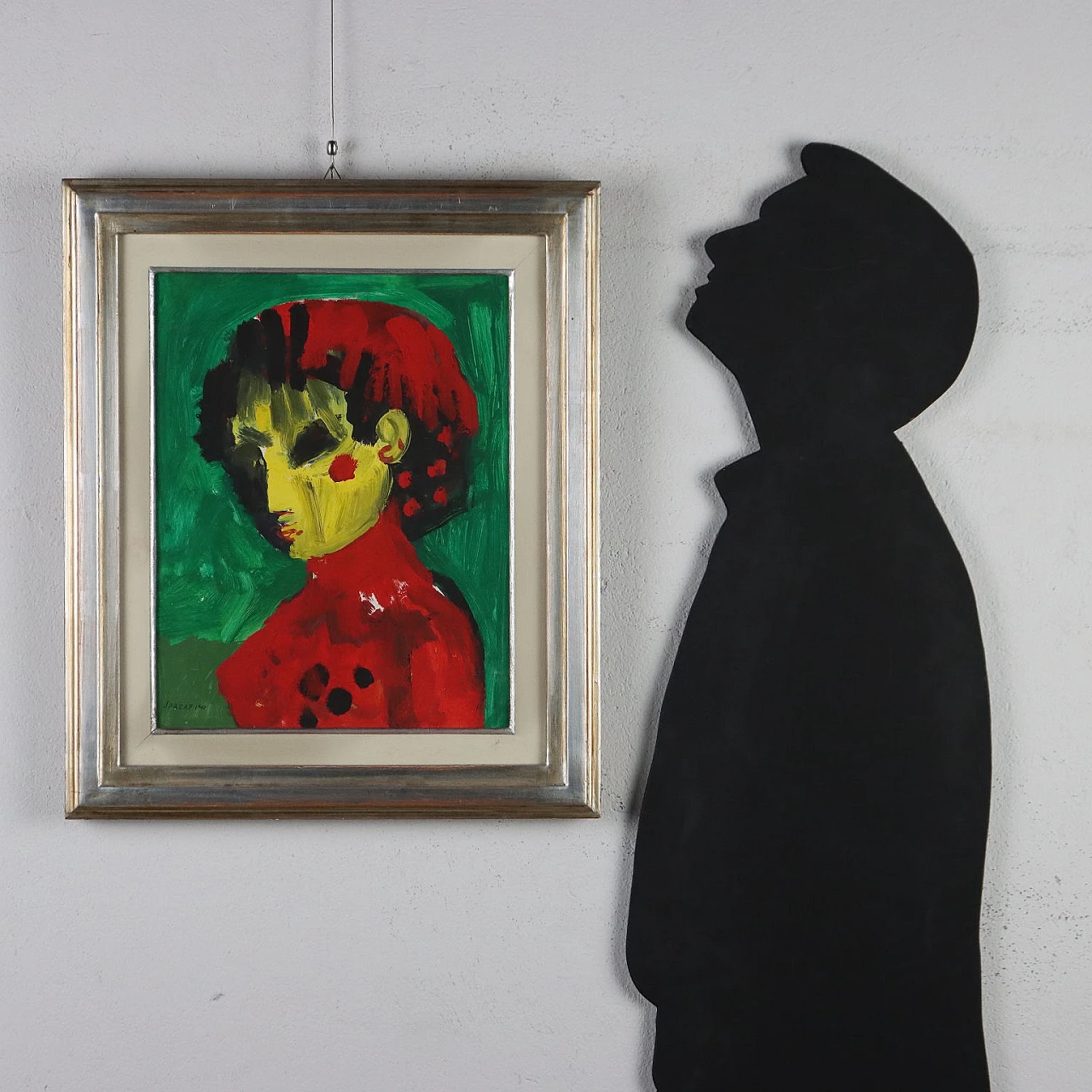 Edoardo Spreafico, Testa di giovanetta, olio su tela, 1972 2