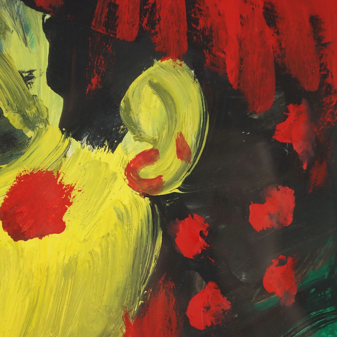 Edoardo Spreafico, Testa di giovanetta, olio su tela, 1972 4