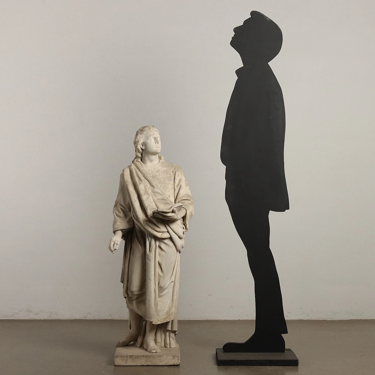 Filosofo, statua in Marmo bianco di Carrara, '800 2