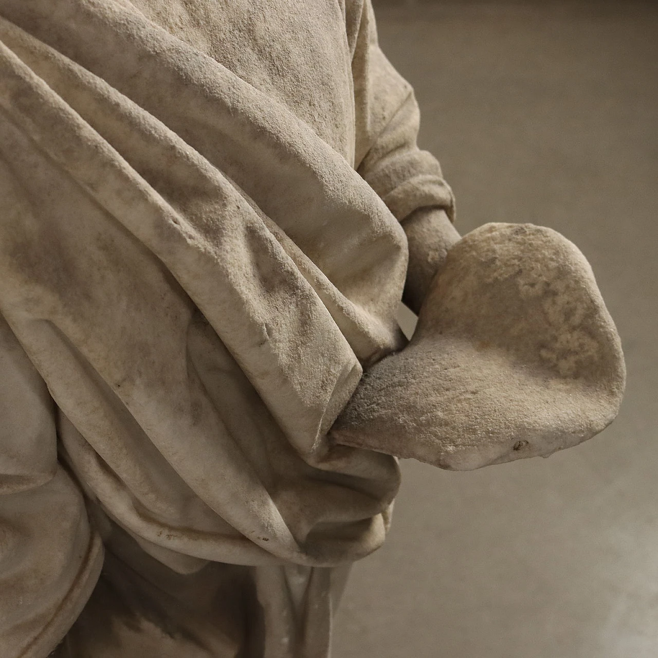 Filosofo, statua in Marmo bianco di Carrara, '800 6